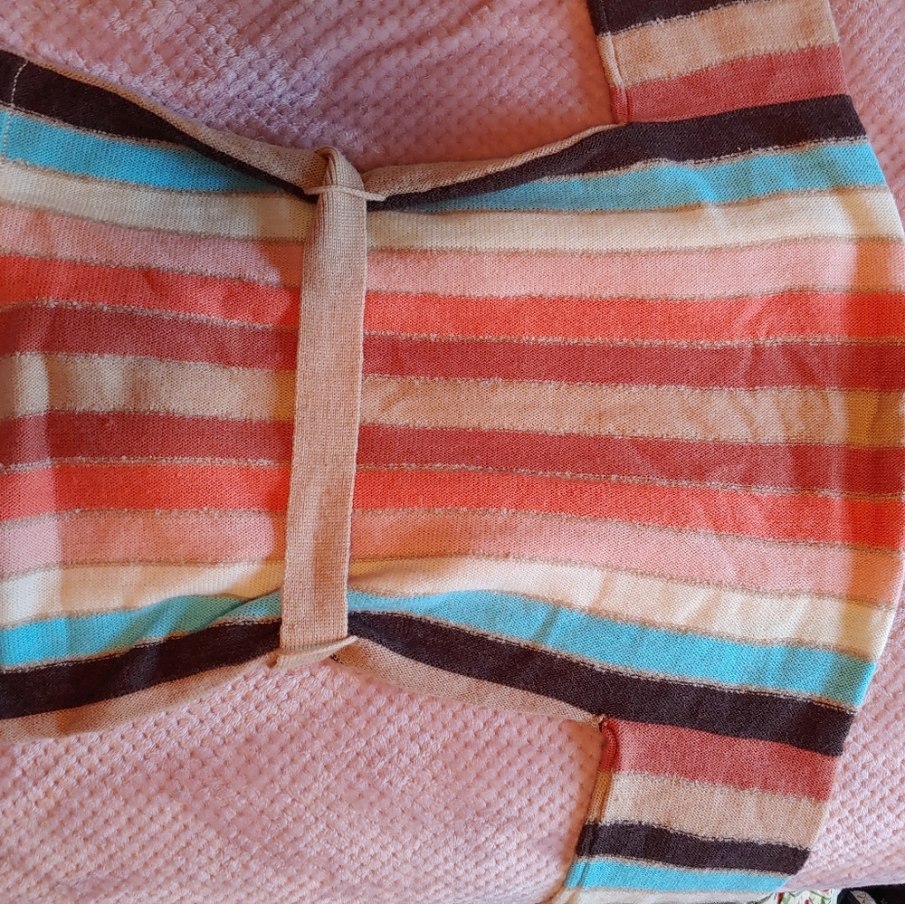 Striped vintage 70's space dye sweater